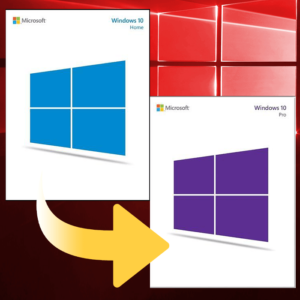 Microsoft Windows 10 Home to Pro Upgrade Key 5Users