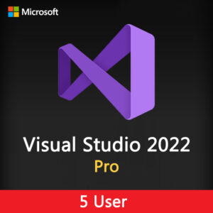 Visual Studio 2022 Professional 5PC [Retail Online]